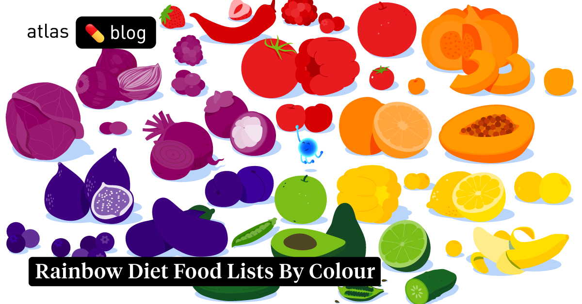 blue fruits and vegetables list