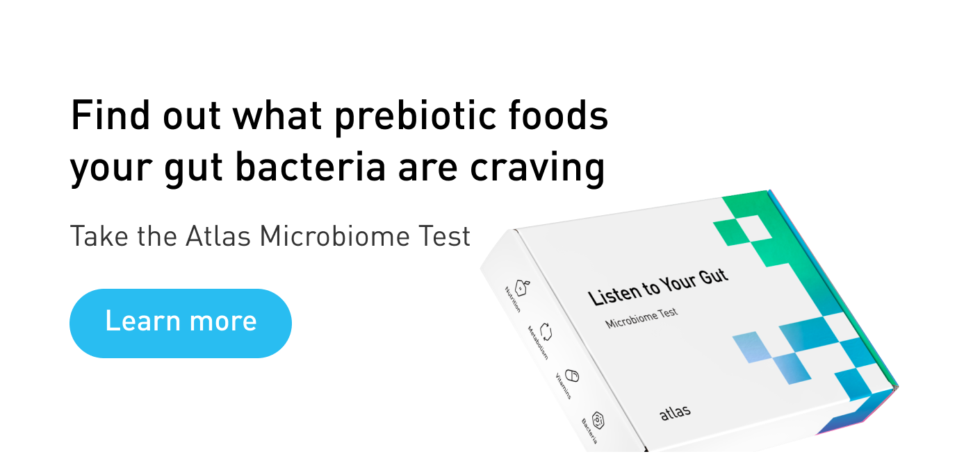 Atlas Microbiome Test for prebiotics
