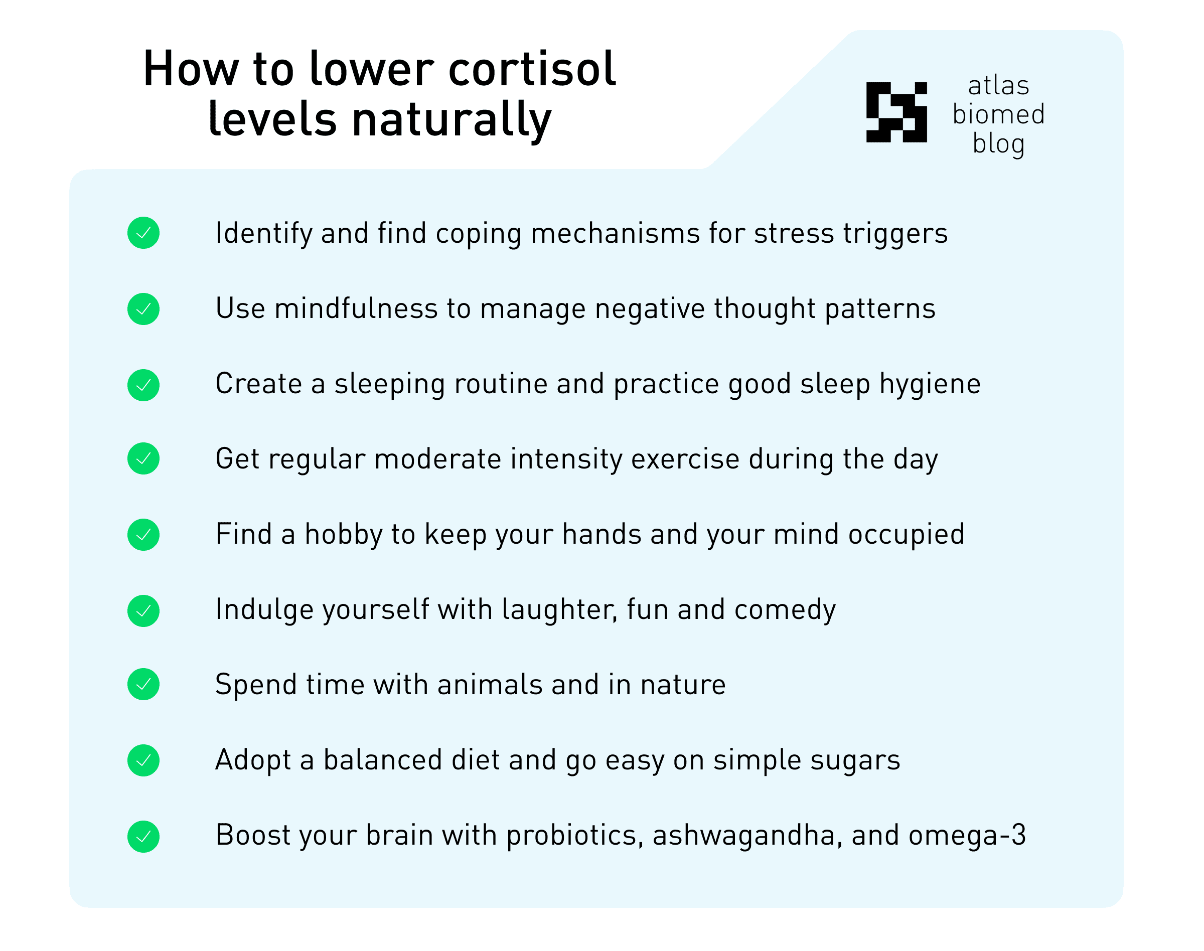 Diet to lower cortisol